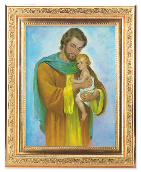 St. Joseph 6x8 Print Under Glass - #162 Frame