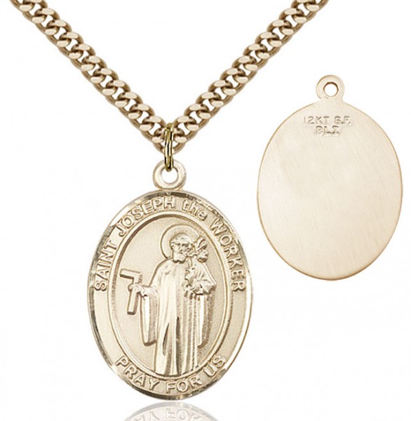St. Joseph The Worker Medal - 14KT Gold Filled