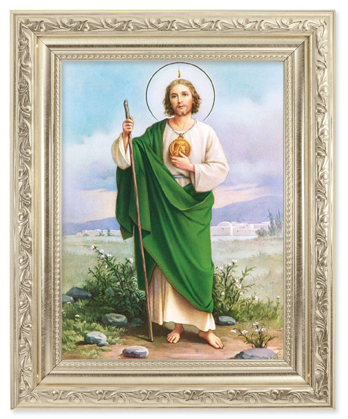 St. Jude 6x8 Print Under Glass - #163 Frame