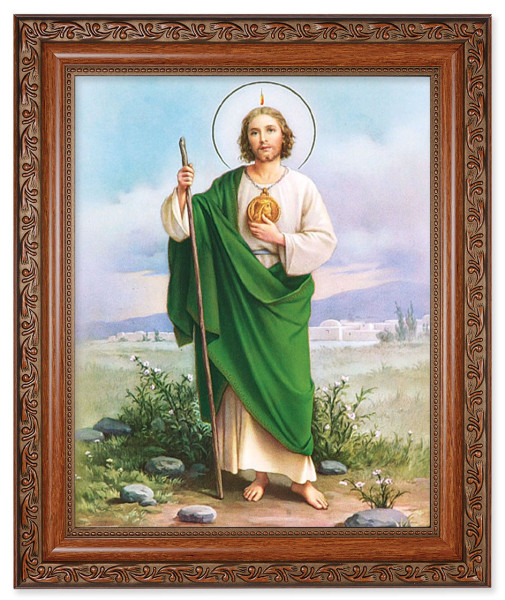 St. Jude 8x10 Framed Print Under Glass - #161 Frame