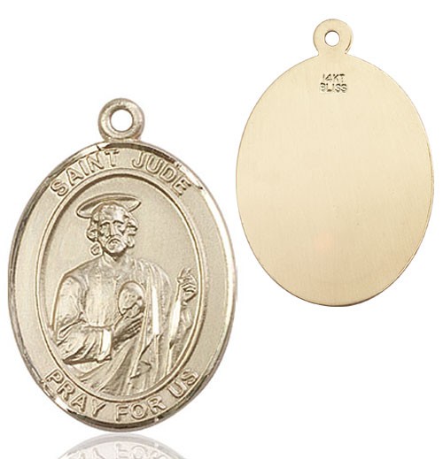 St. Jude Thaddeus Medal - 14K Solid Gold