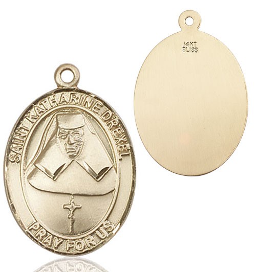 St. Katharine Drexel Medal - 14K Solid Gold