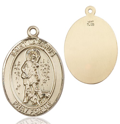 St. Lazarus Medal - 14K Solid Gold