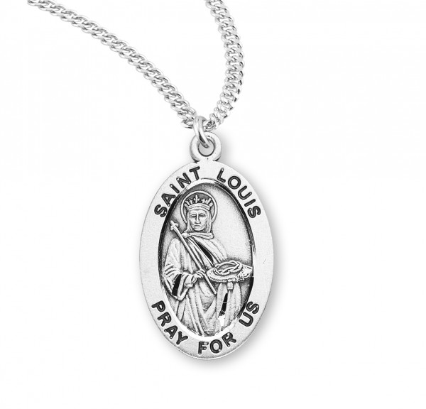 Women's St. Louis Oval Medal - Sterling Silver