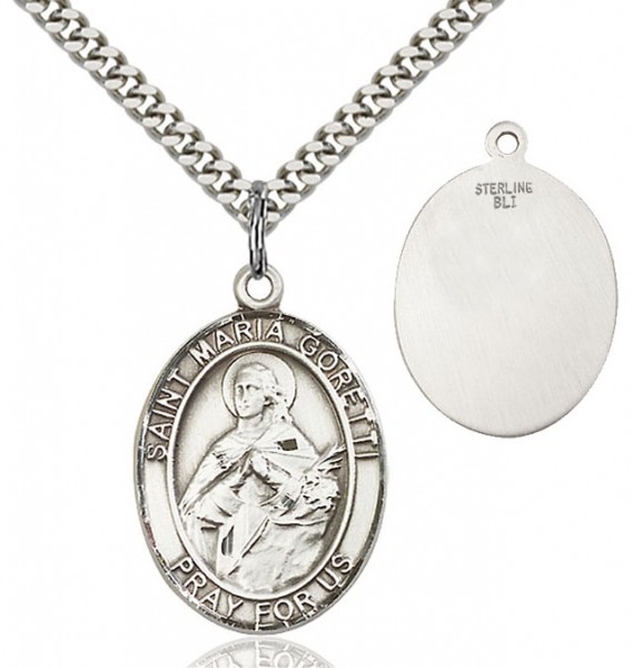 St. Maria Goretti Medal - Sterling Silver