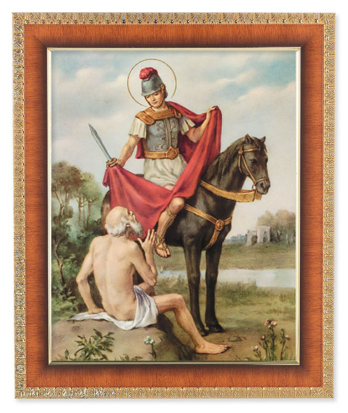 St. Martin of Tours 8x10 Framed Print Under Glass - #122 Frame