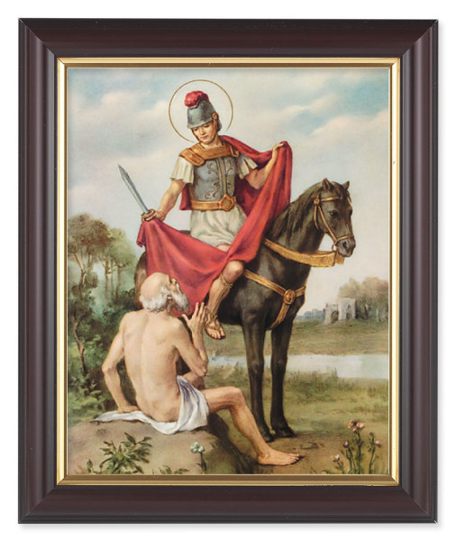 St. Martin of Tours 8x10 Framed Print Under Glass - #133 Frame