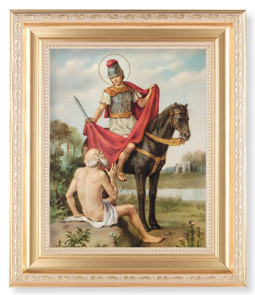 St. Martin of Tours 8x10 Framed Print Under Glass - #138 Frame