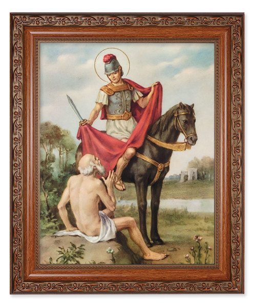 St. Martin of Tours 8x10 Framed Print Under Glass - #161 Frame