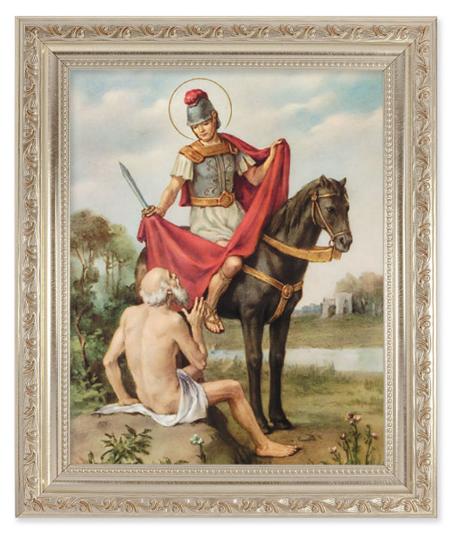St. Martin of Tours 8x10 Framed Print Under Glass - #164 Frame