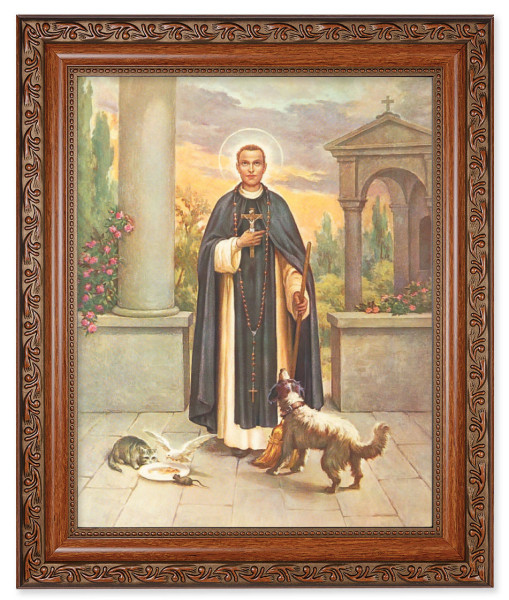 St. Martin dePorres 8x10 Framed Print Under Glass - #161 Frame