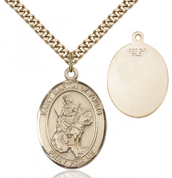 St. Martin of Tours Medal - 14KT Gold Filled