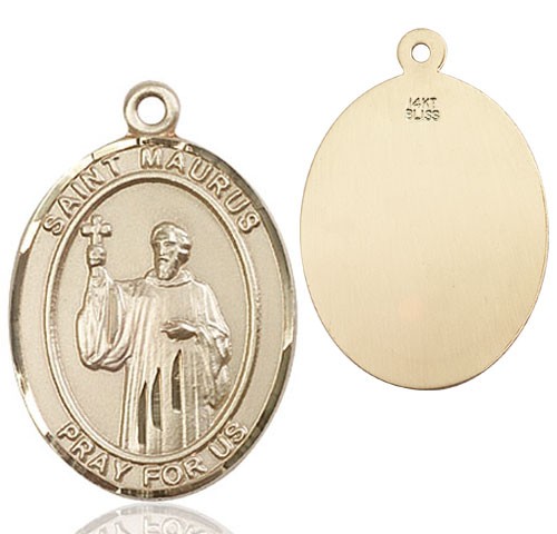 St. Maurus Medal - 14K Solid Gold