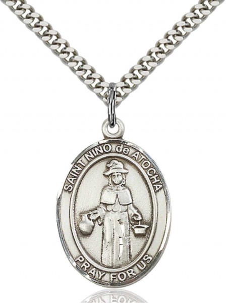 St. Ni&ntilde;o de Atocha Medal - Pewter
