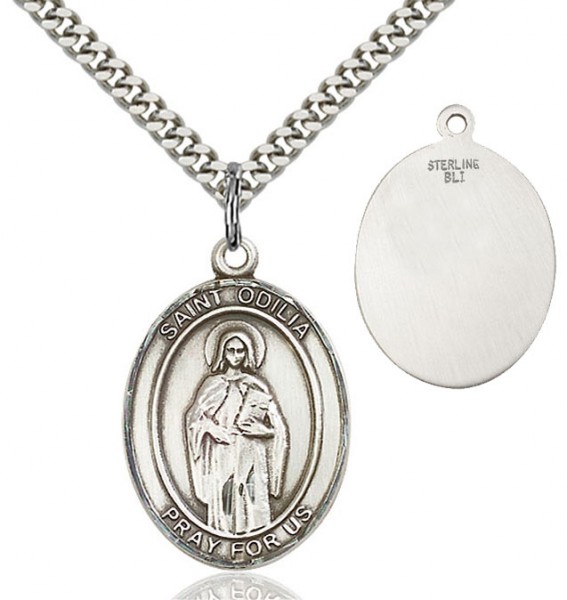 St. Odilia Medal - Sterling Silver
