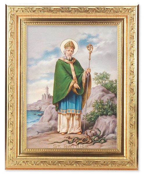 St. Patrick 6x8 Print Under Glass - #162 Frame