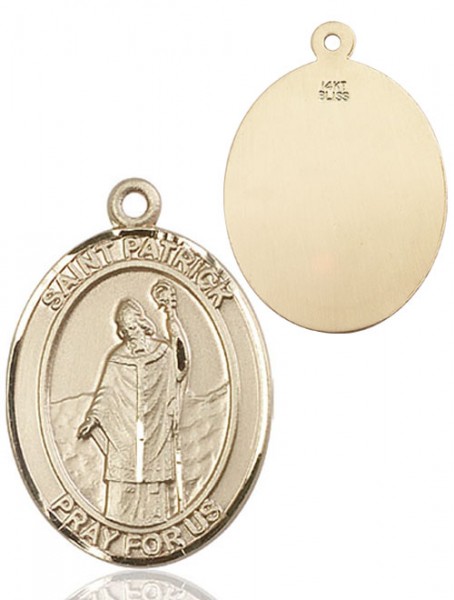 St. Patrick Medal - 14K Solid Gold