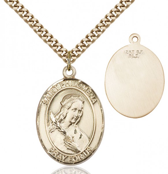 St. Philomena Medal - 14KT Gold Filled