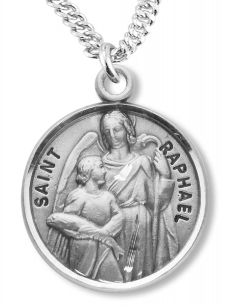 St. Raphael Medal - Sterling Silver