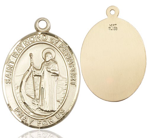 St. Raymond of Penafort Medal - 14K Solid Gold