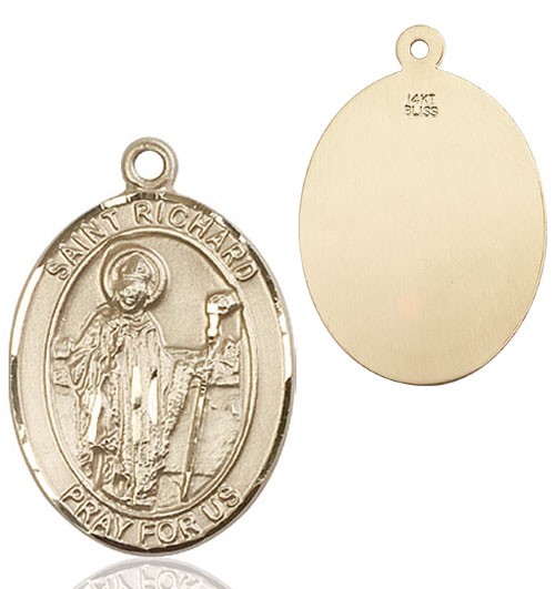 St. Richard Medal - 14K Solid Gold