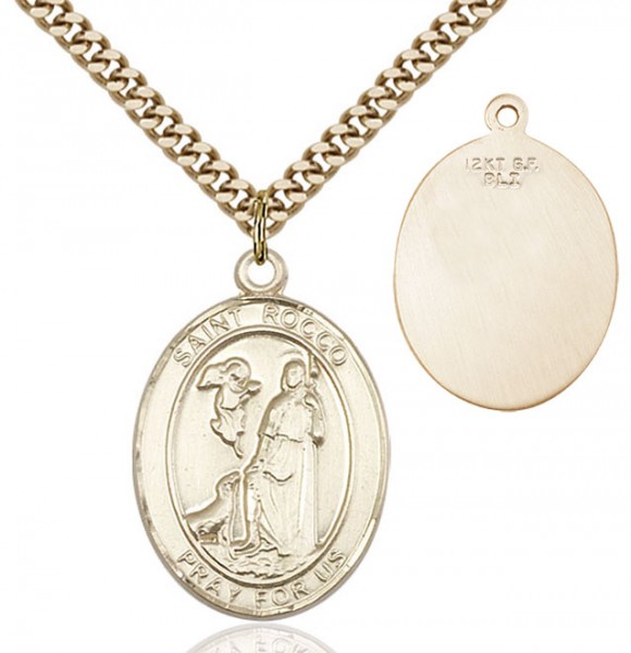 St. Rocco Medal - 14KT Gold Filled