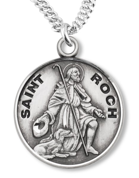 St. Roch Medal - Sterling Silver