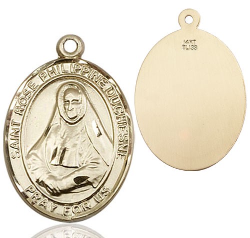 St. Rose Philippine Medal - 14K Solid Gold