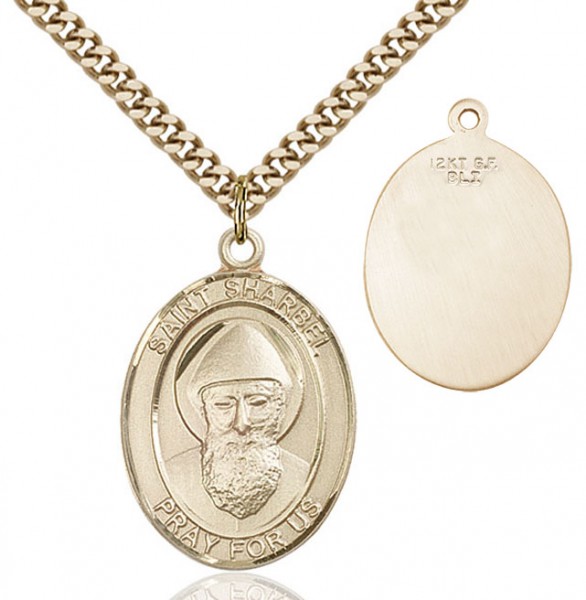 St. Sharbel Medal - 14KT Gold Filled