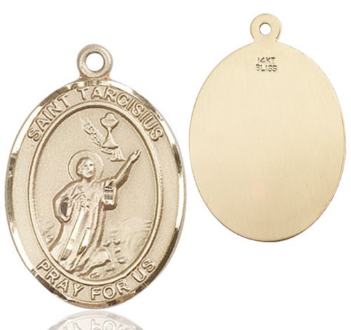 St. Tarcisius Medal - 14K Solid Gold
