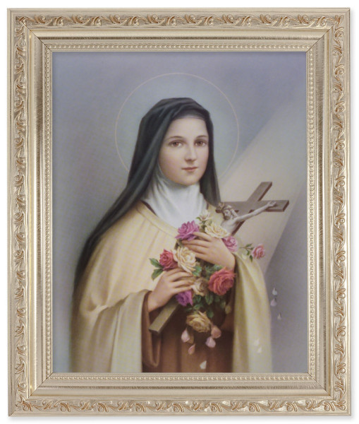 St. Therese 8x10 Framed Print Under Glass - #164 Frame