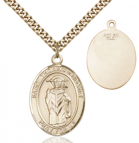 St. Thomas Becket Medal - 14KT Gold Filled
