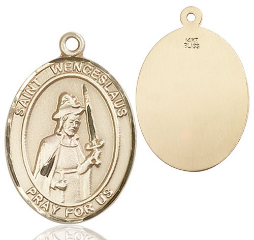 St. Wenceslaus Medal - 14K Solid Gold