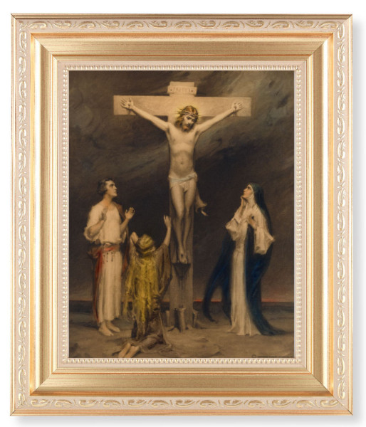 The Crucifixion of Christ 8x10 Framed Print Under Glass - #138 Frame