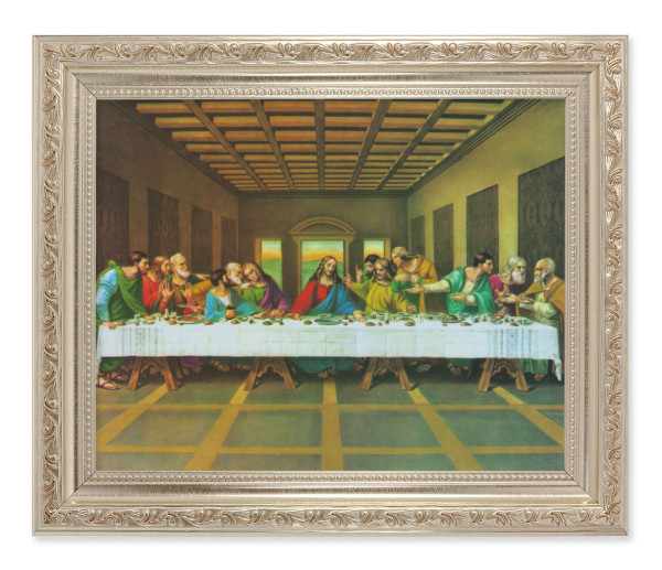 The Last Supper DaVinci 8x10 Framed Print Under Glass - #164 Frame