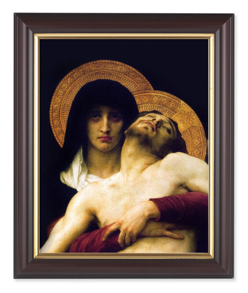 The Pieta 8x10 Framed Print Under Glass - #133 Frame