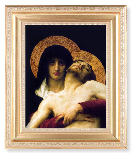 The Pieta 8x10 Framed Print Under Glass - #138 Frame