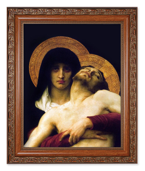 The Pieta 8x10 Framed Print Under Glass - #161 Frame