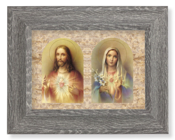 The Sacred Hearts 7x9 Gray Oak Frame - Gray