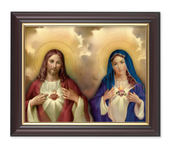 The Sacred Hearts 8x10 Framed Print Under Glass - #133 Frame