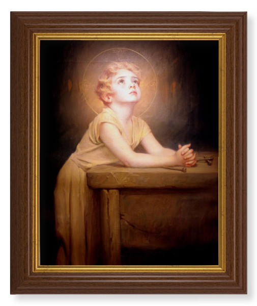 Thy Will Be Done by Chambers 8x10 Textured Artboard Dark Walnut Frame - #112 Frame