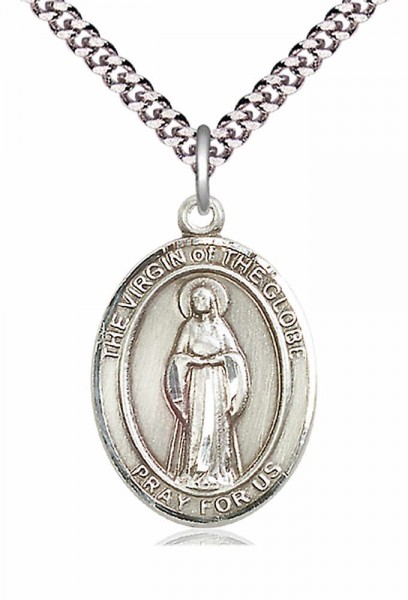 Virgin of the Globe Medal - Pewter
