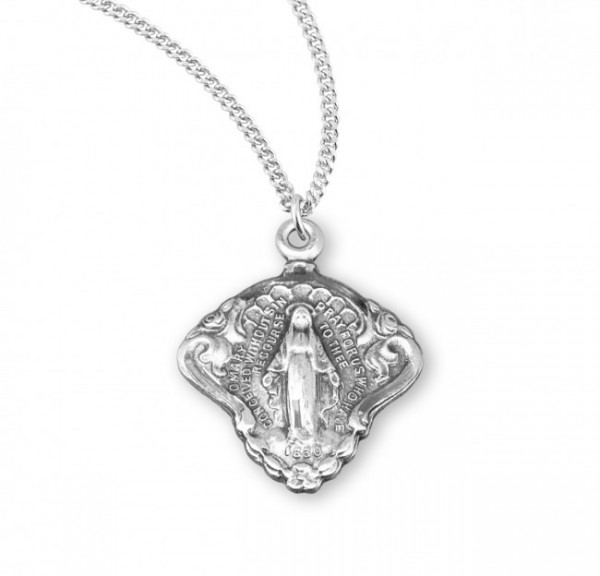Teardrop Miraculous Medal - Sterling Silver