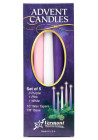 Advent Candles - 5 Piece Set 10 inch