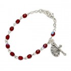 Baby Birthstone Rosary Bracelets