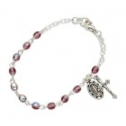 Baby Birthstone Rosary Bracelets