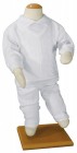 Boys 100% Cotton Knit Two Piece Baptism Outfit