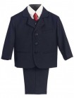 Boy's 5 Piece Navy Suit