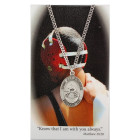 Boys St. Christopher Wrestling Medal with Prayer Card