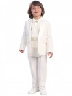 Boy's White Tuxedo With Cummerbund And Bowtie